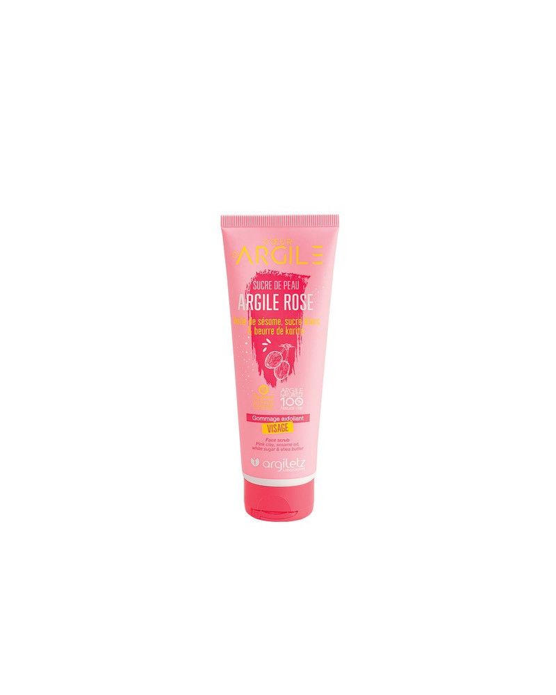 Nateco shop SA-product-Exfoliant visage à l'argile rose tb 100 ml-image
