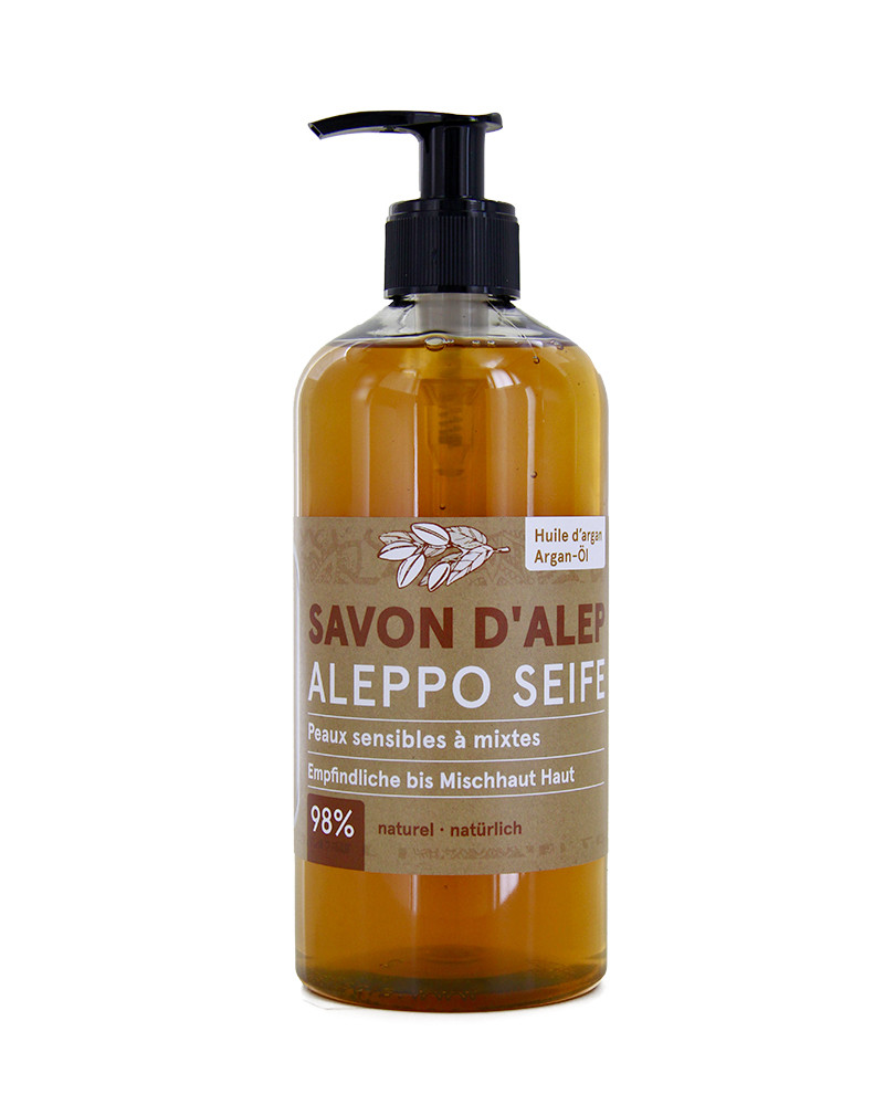 Nateco shop SA-product-Savon d'Alep liquide " A l'huile d'argan"-image