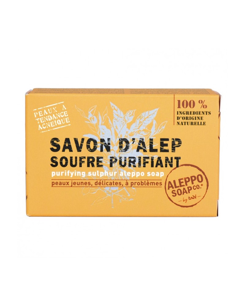 Nateco shop SA-product-Savon Pain d'Alep Soufre purifiant 150 gr-image