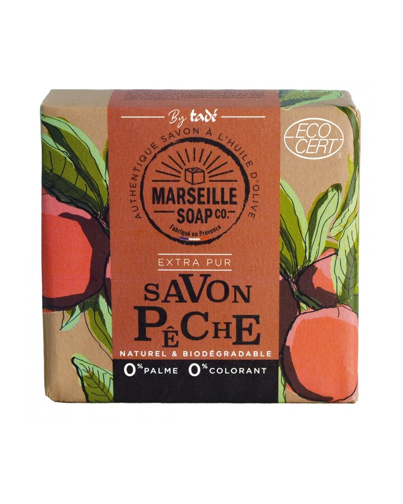 Nateco shop SA-product-Savon de Marseille Pêche-image