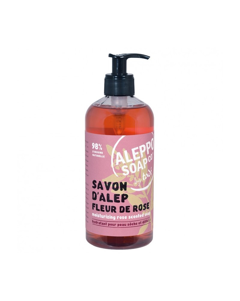 Nateco shop SA-product-Savon d'Alep liquide " Fleur de Rose"-image