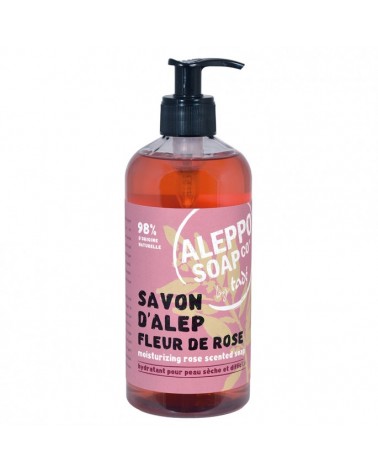 Nateco shop SA-product-Savon d'Alep liquide " Fleur de Rose"-image