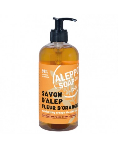 Nateco shop SA-product-Alepposeife flüssig "Fleur d'Oranger"-image