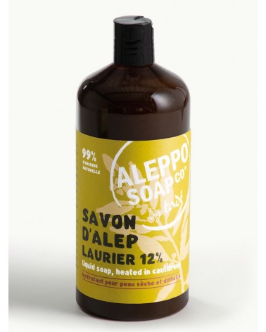 Nateco shop SA-product-Alepposeife flüssig 12% Lorbeer - 1L-image