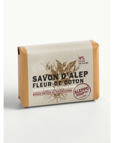 Nateco shop SA-product-Alepposeife "Fleur de Coton" - 100g-image