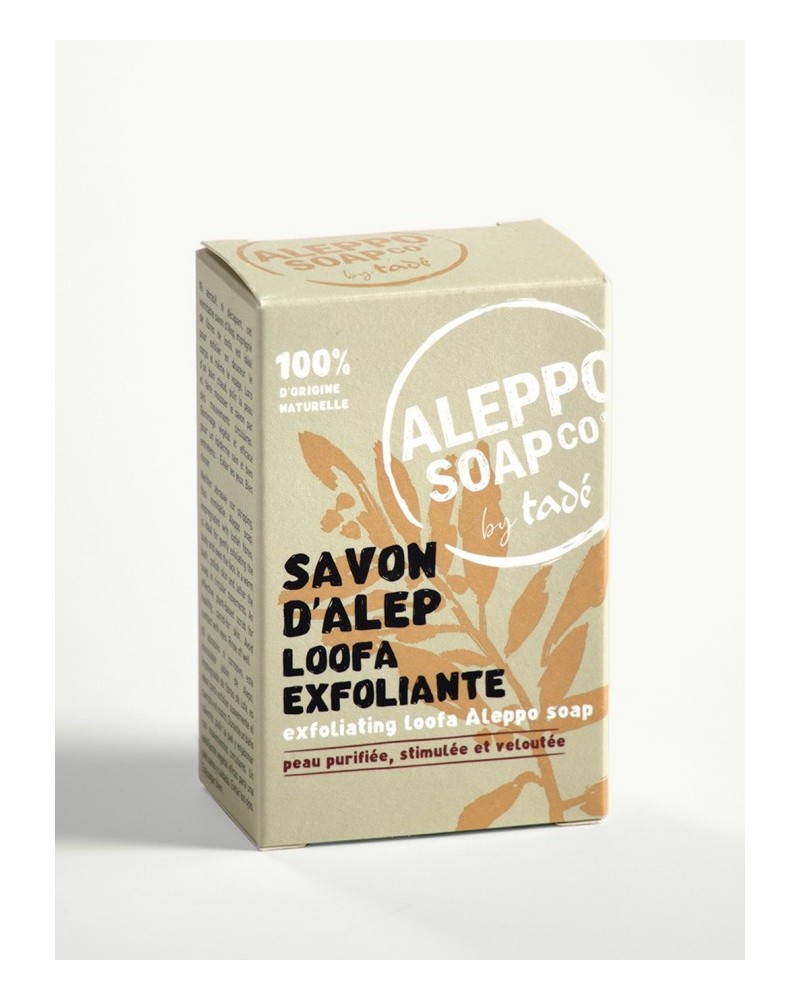 Nateco shop SA-product-Savon d'Alep Loofa exfoliante - 150g-image